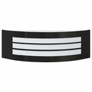 vidaXL Kültéri Fali Lámpa 2 pcs Fekete 32 x 10 x 10 cm