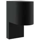 vidaXL Kültéri Fali Lámpa 2 pcs Fekete 12 x 7 x 15 cm