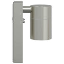 vidaXL Kültéri Fali Lámpa 2 pcs Ezüst 6,5 x 10,5 x 16 cm