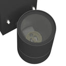 vidaXL Kültéri Fali Lámpa 2 pcs Fekete 6,5 x 10,5 x 16 cm