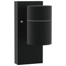 vidaXL Kültéri Fali Lámpa 2 pcs Fekete 6,5 x 10,5 x 16 cm