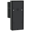 vidaXL Kültéri Fali Lámpa 2 pcs Fekete 6,5 x 10,5 x 16 cm
