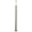 vidaXL 3 db szenzoros oszloplámpa 110 cm rozsdamentes acél IP44