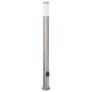 vidaXL 3 db rozsdamentes acélból készült konnektoros oszloplámpa 110 cm IP44
