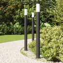 vidaXL 3 db oszloplámpa 110 cm rozsdamentes acél IP44