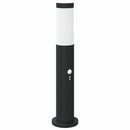 vidaXL szenzoros oszloplámpa 50 cm rozsdamentes acélból IP44