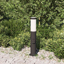 vidaXL 120 cm rozsdamentes acél oszloplámpa konnektorral IP44