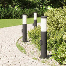 vidaXL 3 db rozsdamentes acélból készült konnektoros oszloplámpa 50 cm IP44