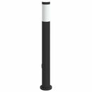 vidaXL 80 cm rozsdamentes acél oszloplámpa konnektorral IP44