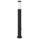 vidaXL 3 db 80 cm rozsdamentes acél oszloplámpa konnektorral IP44