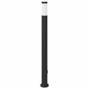 vidaXL 110 cm rozsdamentes acél oszloplámpa konnektorral IP44