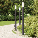 vidaXL 3 db rozsdamentes acélból készült konnektoros oszloplámpa 110 cm IP44
