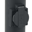 vidaXL 3 db rozsdamentes acélból készült konnektoros oszloplámpa 110 cm IP44