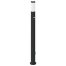 vidaXL 3 db kültéri lámpa érzékelővel és konnektorral 110 cm rozsdamentes acél IP44