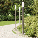 vidaXL 3 db kültéri lámpa 110 cm rozsdamentes acél IP44