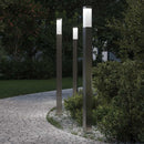vidaXL 3 db kültéri lámpa 110 cm rozsdamentes acél IP44