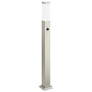 vidaXL 3 db szenzoros oszloplámpa 80 cm rozsdamentes acél IP44