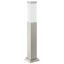 vidaXL 120 cm rozsdamentes acél oszloplámpa konnektorral IP44