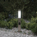 vidaXL 120 cm rozsdamentes acél oszloplámpa konnektorral IP44