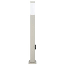 vidaXL 80 cm rozsdamentes acél oszloplámpa konnektorral IP44