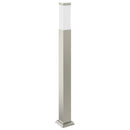 vidaXL 80 cm rozsdamentes acél oszloplámpa konnektorral IP44
