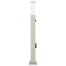vidaXL érzékelős konnektoros oszloplámpa 80 cm rozsdamentes acél IP44