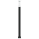 vidaXL oszloplámpa 110 cm fekete IP44
