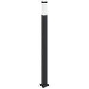 vidaXL oszloplámpa 110 cm fekete IP44