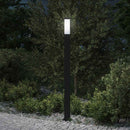 vidaXL oszloplámpa 110 cm fekete IP44