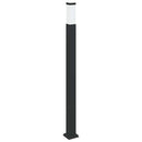 vidaXL 3 db oszloplámpa 110 cm fekete IP44