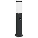 vidaXL szenzoros oszloplámpa 50 cm fekete IP44