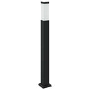 vidaXL szenzoros oszloplámpa 80 cm fekete IP44