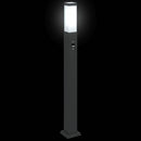 vidaXL szenzoros oszloplámpa 80 cm fekete IP44