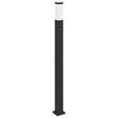 vidaXL szenzoros oszloplámpa 110 cm fekete IP44
