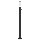 vidaXL szenzoros oszloplámpa 110 cm fekete IP44