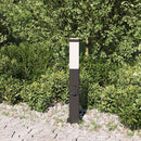 vidaXL oszloplámpa konnektorral 50 cm fekete IP44