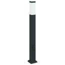 vidaXL oszloplámpa konnektorral 80 cm fekete IP44
