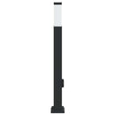 vidaXL oszloplámpa konnektorral 80 cm fekete IP44