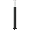 vidaXL oszloplámpa konnektorral 80 cm fekete IP44