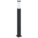 vidaXL 3 db fekete 80 cm oszloplámpa konnektorral IP44
