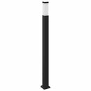 vidaXL oszloplámpa konnektorral 110 cm fekete IP44