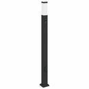 vidaXL szenzoros fali tartóoszlop lámpa 110 cm fekete IP44