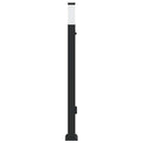 vidaXL szenzoros fali tartóoszlop lámpa 110 cm fekete IP44