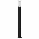vidaXL szenzoros fali tartóoszlop lámpa 110 cm fekete IP44