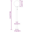 vidaXL szenzoros oszloplámpa 120 cm rozsdamentes acél IP44