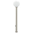 vidaXL 120 cm rozsdamentes acél oszloplámpa konnektorral IP44