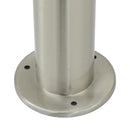 vidaXL 120 cm rozsdamentes acél oszloplámpa konnektorral IP44