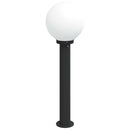 vidaXL oszloplámpa 80 cm fekete IP44