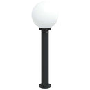 vidaXL oszloplámpa 80 cm fekete IP44