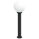 vidaXL oszloplámpa 80 cm fekete IP44